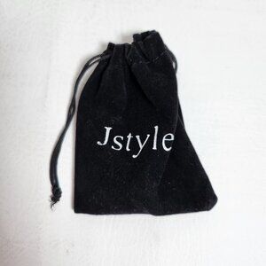 Jstyle Cufflinks Studs Set Tuxedo Classic Black Silver Business Wedding Formal